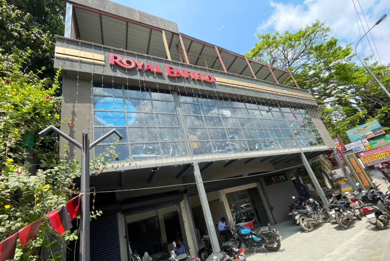 Velavan Motorcycles Royal Enfield showroom Greams Road Chennai